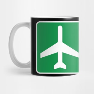 Plane Spotter T-shirt Mug